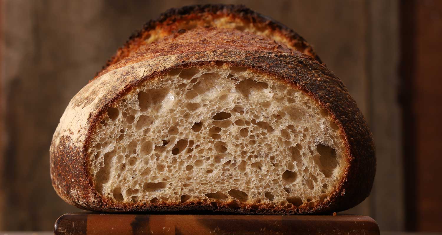 Boule Bread Cut by Standard Baking Co. in Portland, Maine