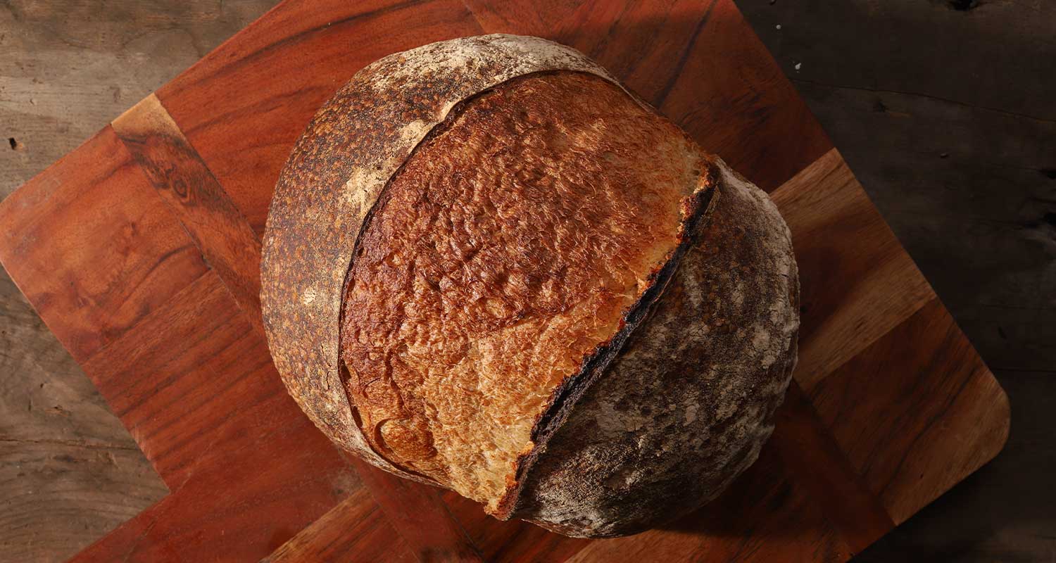 Boule Bread Top View by Standard Baking Co. in Portland, Maine