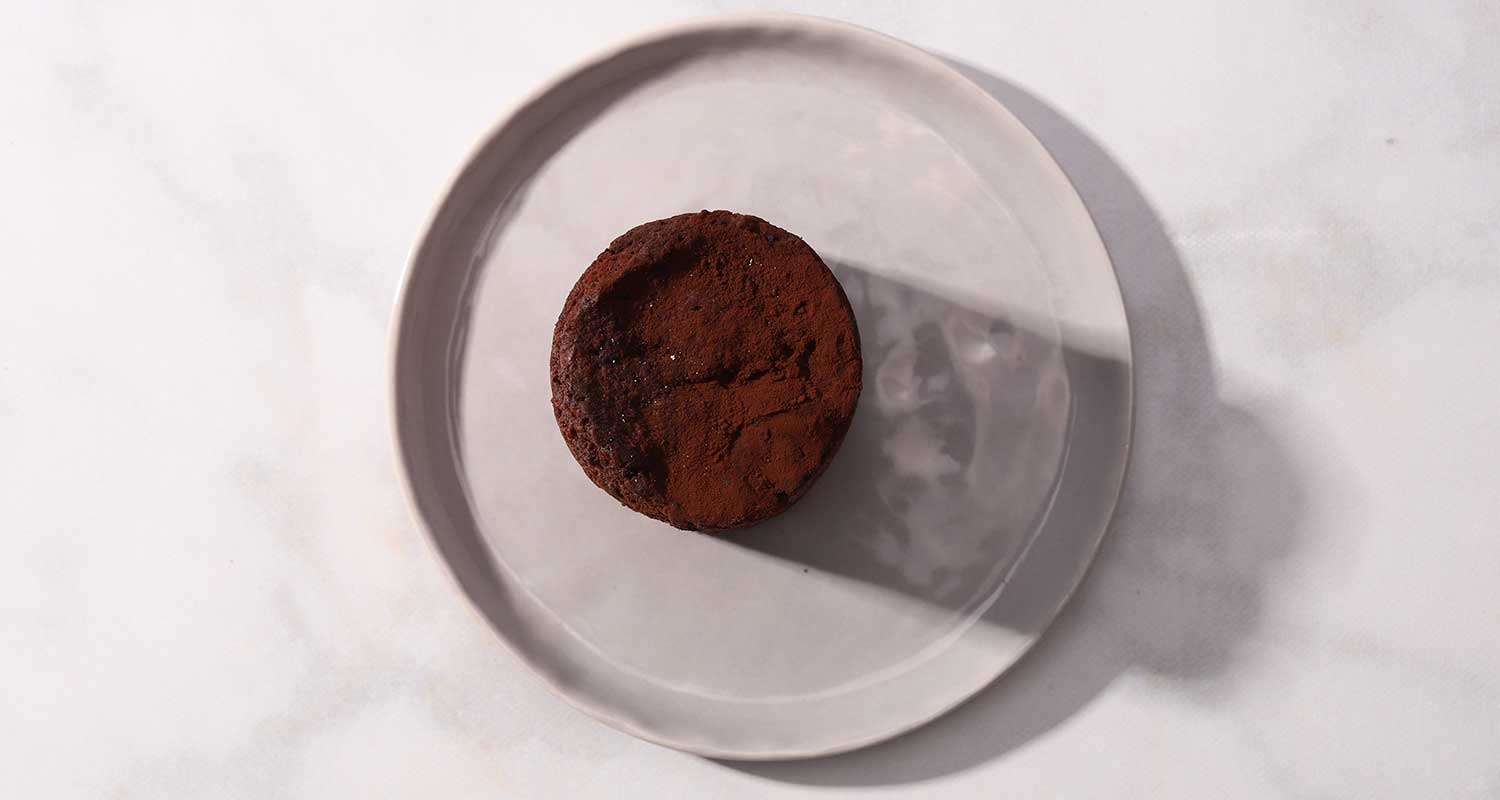 top view of chocolate cork made by Standard Baking Company