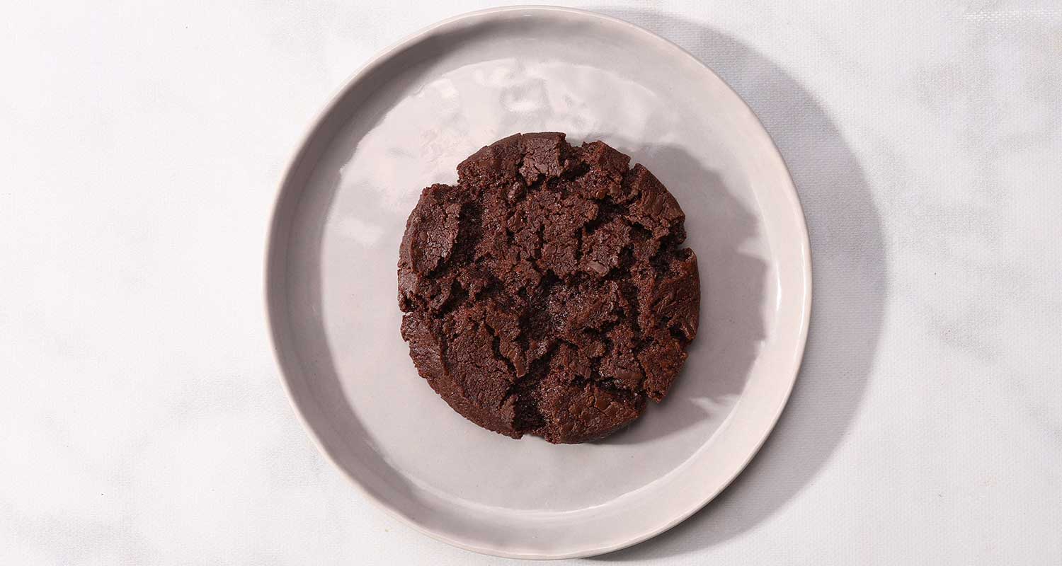 Chocolate Sable Cookie Top View