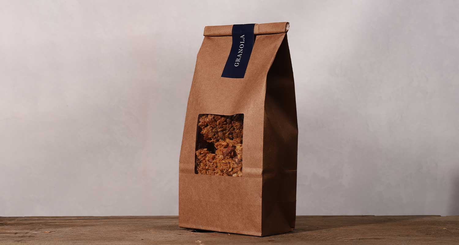 bag of homemade granola from Standard Baking Company