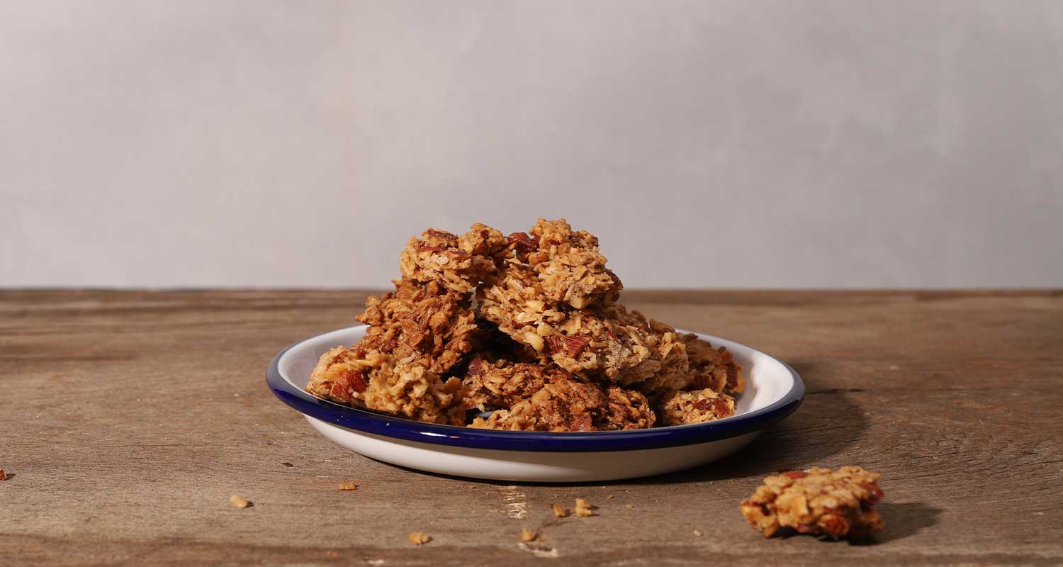 side view of homemade granola from Standard Baking Company