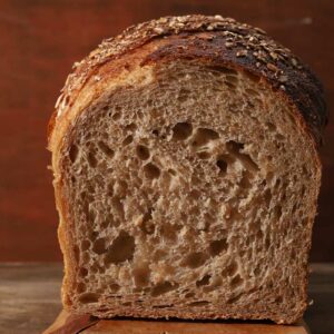 End cut of Maine 5 Grain Bread