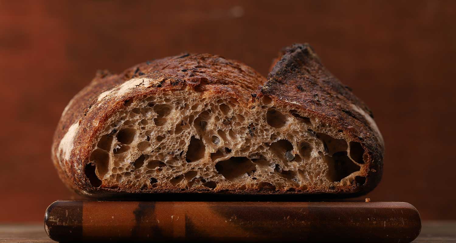 End cut of Porridge Bread